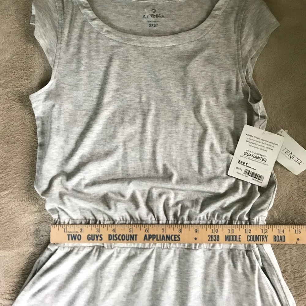 Athleta Redondo Dress Gray XXSmall Tall - Picture 8 of 8